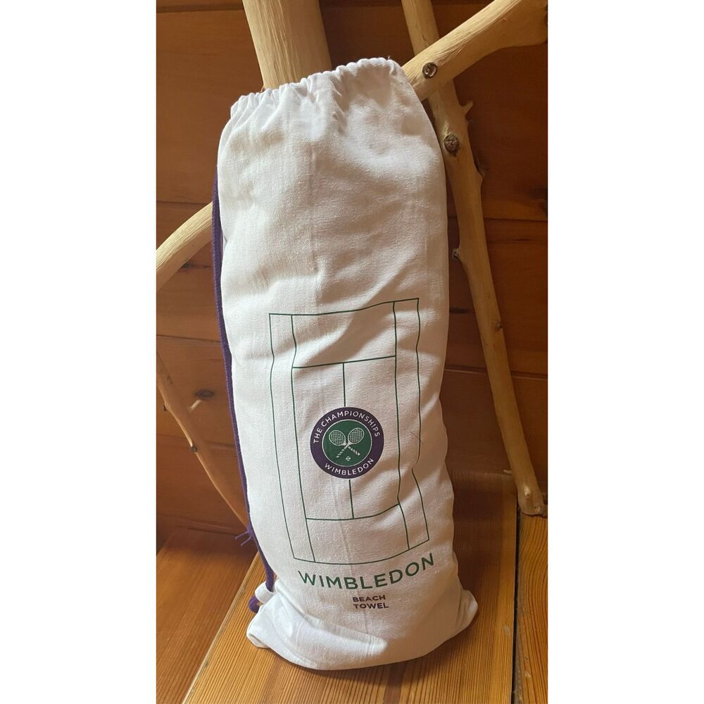 Wimbledon Giant Beach Towel Tennis Court
